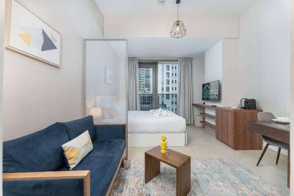 Cozy Studio In Sparkle Tower Jbr By Suiteable ดูไบ ภายนอก รูปภาพ