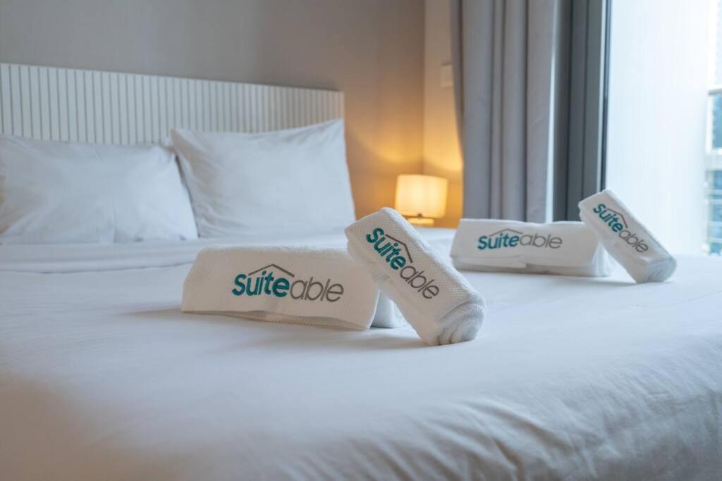 Cozy Studio In Sparkle Tower Jbr By Suiteable ดูไบ ภายนอก รูปภาพ